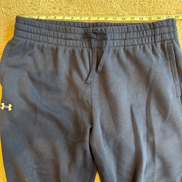 Under Armour Fleece Navy Blue Women's Sweatpants LIKE NEW Size X-Large - Picture 7 of 9